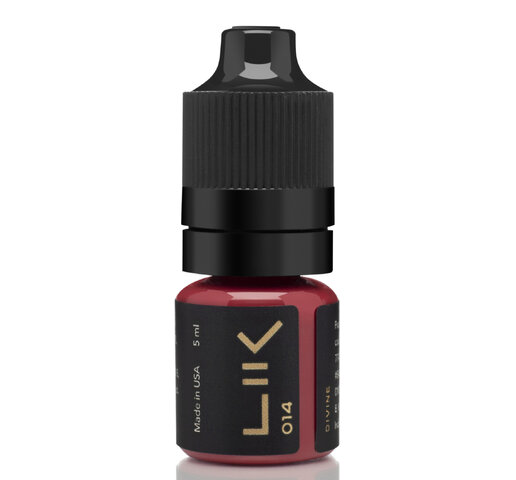 Пигмент Lik Lips 014 Divine для перманентного макияжа, 10мл