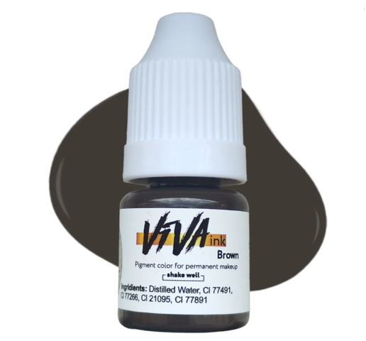 Пигмент для перманент ого макияжа глаз VIVA ink Eyes#2 Brown 4мл