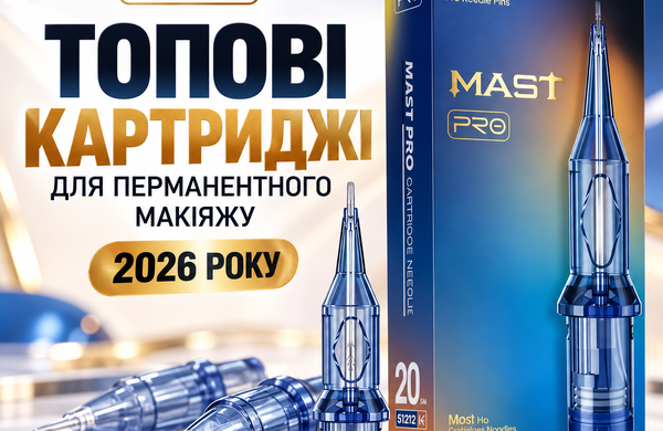 Картриджі Mast Pro — чому вони одні з найпопулярніших серед майстрів перманентного макіяжу в Україні