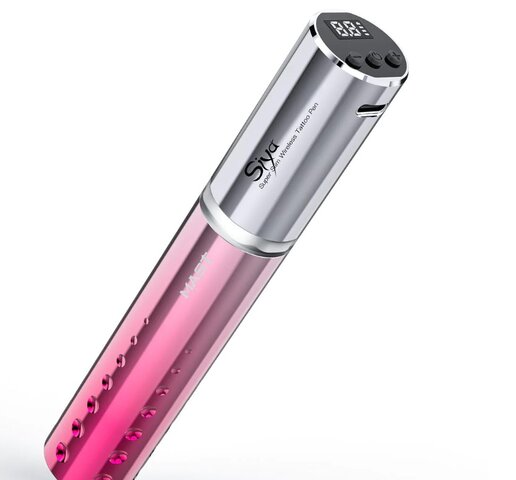 Бездротова машинка для тату і татуажу Mast Siya Pink